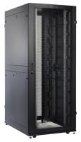 Шкаф серверный ЦМО (ШТК-СП-48.8.12-44АА-9005) напольный 48U 800x1130мм пер.дв.перфор. задн.дв.перфор. 2 бок.пан. 1350кг черный 890мм 170кг 180град. 2215мм