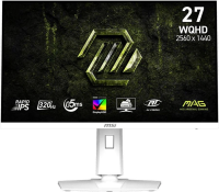 Монитор MSI 27" Mag 274QRFW X32 белый IPS LED 16:9 HDMI матовая HAS Piv 300cd 178гр/178гр 2560x1440 320Hz DP Quad 2K (1440p) 6.7кг