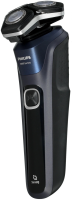 Бритва роторная Philips Series 5000 S5885/10 реж.эл.:3 питан.:аккум. черный/синий