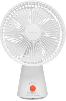 Вентилятор настольный Xiaomi Rechargeable Mini Fan 10Вт скоростей:4 белый