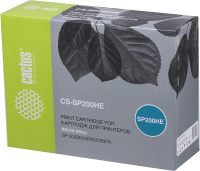Картридж лазерный Cactus CS-SP200HE 407262 черный (2600стр.) для Ricoh SP 202SN/200N/203SFN