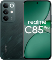 Смартфон Realme RMX5555 C85 Pro 128Gb 6Gb темно-зеленый моноблок 3G 4G 2Sim 6.8" 1080x2344 Android 15 50Mpix 802.11 a/b/g/n/ac NFC GPS GSM900/1800 GSM1900 Protect microSD max2048Gb