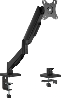 Кронштейн для мониторов Ultramounts UM739 черный 17"-32" макс.9кг крепление к столешнице поворот и наклон