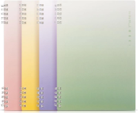 Тетрадь Deli NUSIGN NS373 B5 пластик 60л ассорти