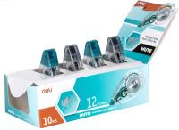 Лента коррект. Deli Mute EH360 12мx5мм ассорти корпус блистер