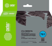 Картридж струйный Cactus CS-CM997A №761 черный матовый (775мл) для HP DesignJet T7100/Т7200 с чипом