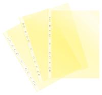 Папка-вкладыш Бюрократ Премиум -013YEL желтый глянцевые A4+ 30мкм (упак.:50шт)