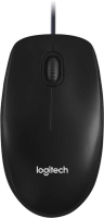 Мышь Logitech M100r черный оптическая 1000dpi USB 2but (910-006652)