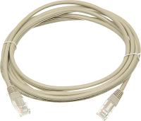 Патч-корд Lanmaster UTP TWT-45-45-3.0-GY вилка RJ-45-вилка RJ-45 кат.5е 3м серый ПВХ