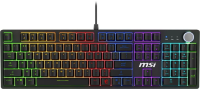 Клавиатура MSI GK320 механическая черный USB Multimedia for gamer LED (S11-04RU259-HH9) кабель 1.6м