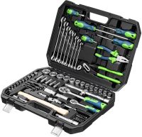 Набор инструментов Сибртех 13394 76 предметов (жесткий кейс)