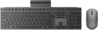 Клавиатура + мышь Lenovo 700 Modern клав:серый мышь:серый USB беспроводная BT (GX31S04977)