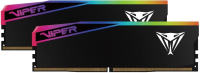 Память DDR5 2x32GB 6000MHz Patriot VEUR564G6028K Viper Elite 5 Ultra RGB RTL Gaming PC5-48000 CL28 DIMM UDIMM 288-pin 1.4В kit single rank с радиатором Ret