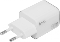 Сетевое зар./устр. Hoco N47 Glorious 30W 3A (PD) USB Type-C универсальное белый (PD30W 35370)