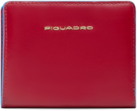 Кошелек женский Piquadro Blue Square PD6660B2R/R красный натур.кожа