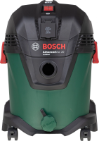 Строительный пылесос Bosch AdvancedVac20 1200Вт (уборка: сухая/влажная/выдув) зеленый