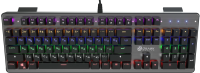 Клавиатура Оклик 970G Dark Knight механическая черный/серебристый USB for gamer LED (499578) кабель 1.5м