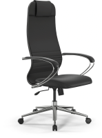 Кресло Метта ErgoLife Set 17 черный сиденье черный экокожа с подголов. крестов. металл хром