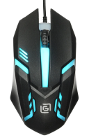 Мышь Оклик 396M INSOMNIA черный оптическая 1200dpi USB 3but (1192373)