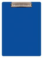 Папка-планшет Бюрократ -PD6004/BLUE A4 пластик 1.2мм синий