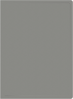 Папка с 20 прозр.вклад. Silwerhof Eco SE-V20GREY A4 пластик 0.5мм серый