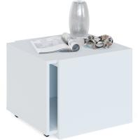 Стол журнальный Сокол СЖ-11 раздвиж. столешница ЛДСП белый (00-00013623)