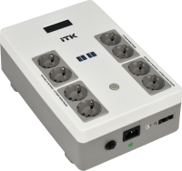 Источник бесперебойного питания ITK Electra EST8-1000VA-1-001 600Вт 1000ВА черный