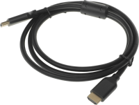 Кабель аудио-видео Digma HDMI (m)/HDMI (m) 1.5м. феррит.кольца позолоч.конт. черный (D-HDMI-V2.1-1.5M)