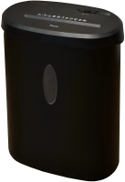 Шредер Gladwork Piano 10M черный (секр.P-5) фрагменты 10лист. 21лтр. скрепки скобы пл.карты