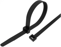 Стяжка пластиковая Rexant 87-0251 250x3.6мм (упак:100шт) нейлон внешний (-60/+85) черный