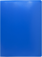 Папка метал.зажим Silwerhof Eco SE-04CBLU A4 пластик 0.5мм синий