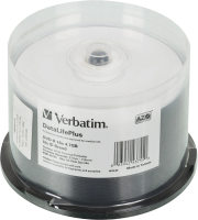 Диск DVD-R Verbatim 4.7Gb 16x Cake Box (50шт) Printable (43755)