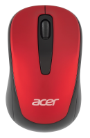 Мышь Acer OMR136 красный оптическая 1000dpi беспров. USB для ноутбука 3but (ZL.MCEEE.01J)