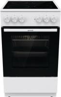 Плита Электрическая Gorenje Essential GEC5A41WG белый/черный стеклокерамика (без крышки)