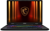 Ноутбук MSI Pulse A16 AI+ C3HWFKG-031XRU Ryzen AI 7 350 32Gb SSD1Tb NVIDIA GeForce RTX 5060 8Gb 16" IPS QHD+ (2560x1600) FreeDOS black WiFi BT Cam (9S7-15PK11-031)