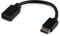 Переходник Buro DisplayPort (m)/HDMI (f) черный (BU-HDMI(F)-DP(M))