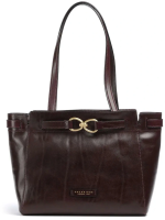 Сумка тоут женская The Bridge Isotta 04642501/YF бордовая натур.кожа