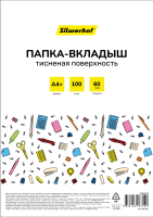 Папка-вкладыш Silwerhof SE-F60T100 тисненые A4+ полипропилен 60мкм (упак.:100шт)