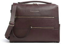 Деловая сумка Piquadro Patricia CA6774W140/BO с отделением для ноутбука 14" бургунди натур.кожа