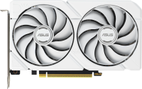 Видеокарта Asus PCI-E 5.0 DUAL-RX9060XT-16G-WHITE AMD Radeon RX 9060XT 16Gb 128bit GDDR6 2620/20000 HDMIx1 DPx2 HDCP Ret