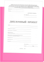 Папка панорама на 4-х кольцах Бюрократ Double Neon DNE0740/4RPINK A4 пластик 0.7мм кор.40мм карм.на лиц.стор. розовый