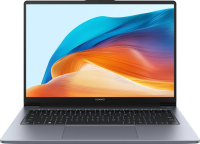 Ноутбук Huawei MateBook D 14 MDG-X MendelG-W5611D Core i5 13420H 16Gb SSD1Tb Intel UHD Graphics 14" IPS FHD (1920x1200) без ОС grey space WiFi BT Cam (53014MUB)