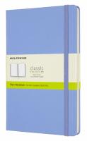 Блокнот Moleskine CLASSIC QP062B42 Large 130х210мм 240стр. нелинованный твердая обложка голубая гортензия