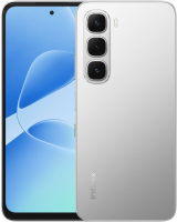 Смартфон Infinix X6728 HOT 60i 256Gb 8Gb серебристый титан моноблок 3G 4G 2Sim 6.7" 720x1600 Android 15 50Mpix 802.11 a/b/g/n/ac NFC GPS Protect FM microSD max1024Gb