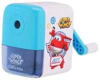 Точилка для карандашей механическая Deli ER10409 Super Wings 1 отверстие пластик ассорти
