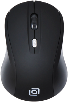 Мышь Оклик 415MW черный оптическая 1600dpi беспров. USB для ноутбука 4but (351684)