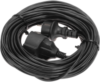 Удлинитель силовой PROconnect PROc-Uc (13-4910) 3x0.75кв.мм 1розет. 20м ПВС 6A без катушки черный