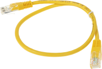 Патч-корд Premier ANP511_0.5M_Y UTP 4 пары cat.5E CCA molded 0.5м желтый outdoor RJ-45 (m)-RJ-45 (m)