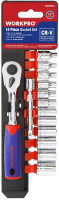 Набор головок Workpro WP202556 14 предметов