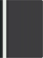 Папка-скоросшиватель Silwerhof Eco SE-PSE20/BLK A4 прозрач.верх.лист пластик черный 0.11/0.13